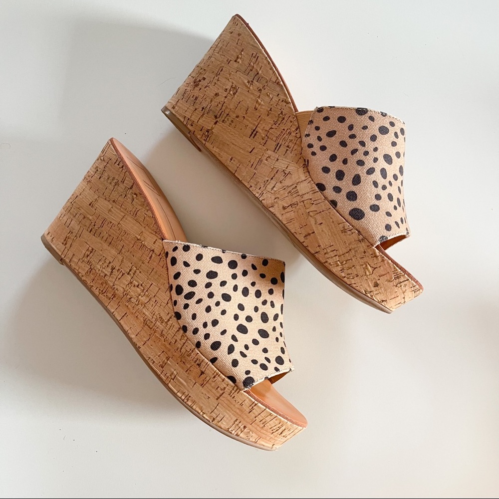 Dolce Vita Barta Leopard Print Wedge - Picture 7 of 10
